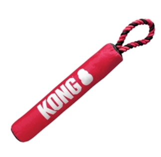 Kong Signature Stick Met Touw Rood / Zwart