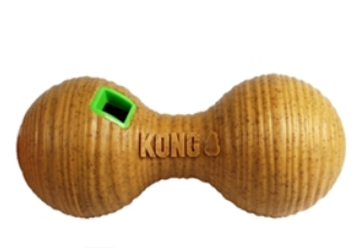 Kong Bamboo Feeder Dumbbel Voerbal