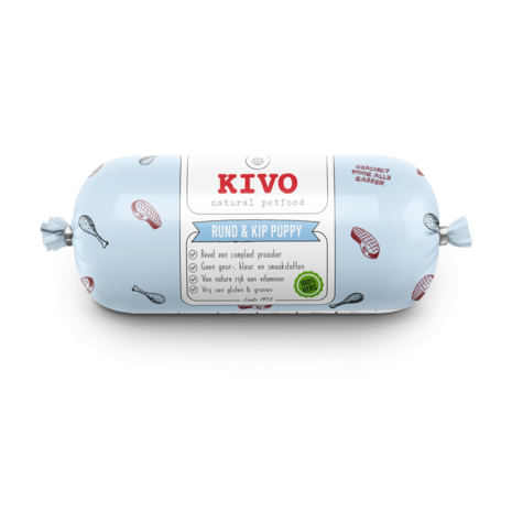 Kivo rund en kip pup1000